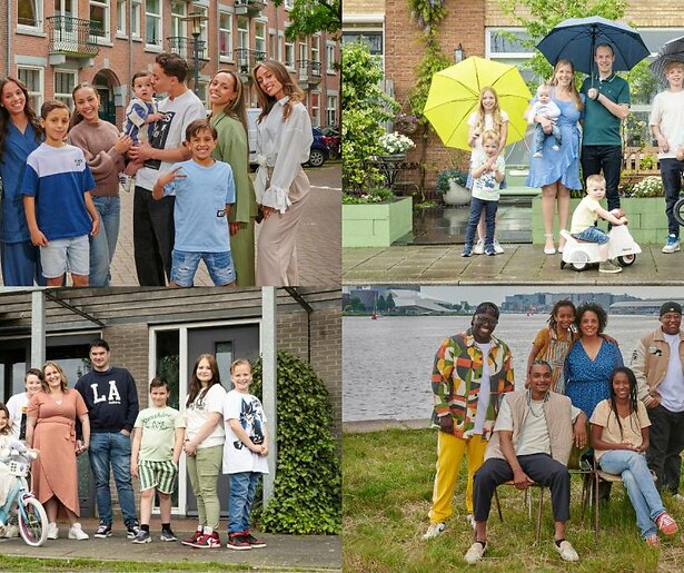 Deze Een Huis Vol-familie verwacht een nieuwe bewoner