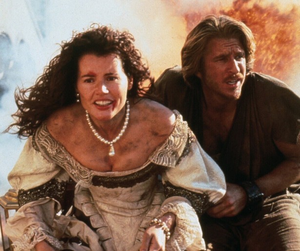Geena Davis gaat op zoek naar een geheime schat in Cutthroat Island