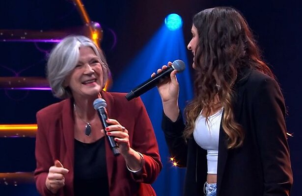 Songfestival-winnares Lenny Kuhr en Israëlische kleindochter zorgen voor kippenvel