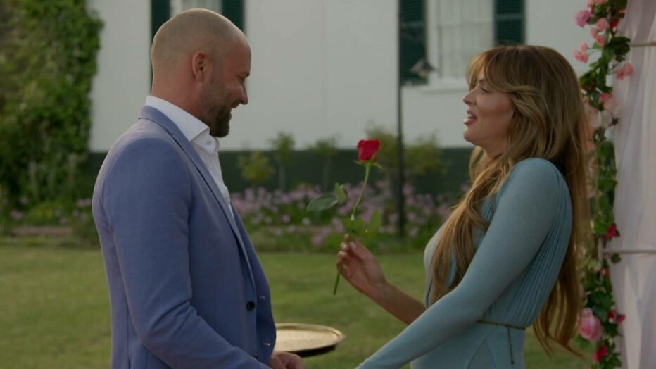 Joris en Sylvia in De Bachelorette.