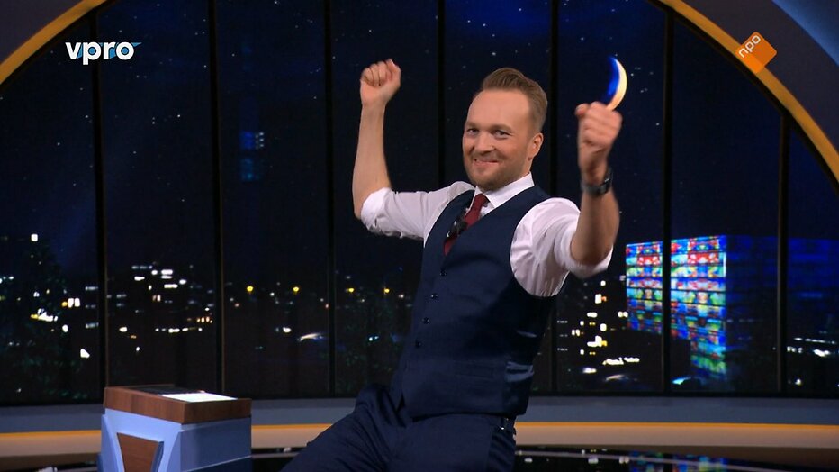 Arjen Lubach tijdens De Avondshow Arjen Lubach tijdens De Avondshow