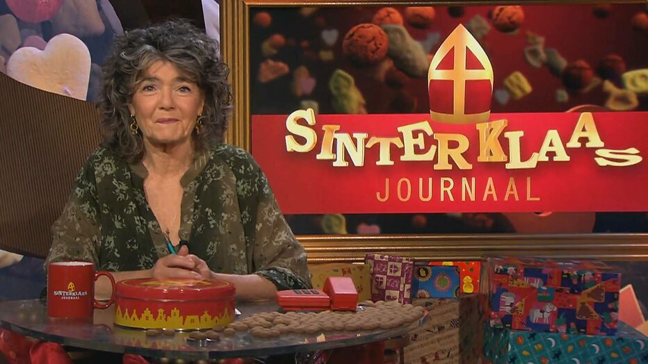 Dieuwertje Blok in het Sinterklaasjournaal Dieuwertje Blok in het Sinterklaasjournaal