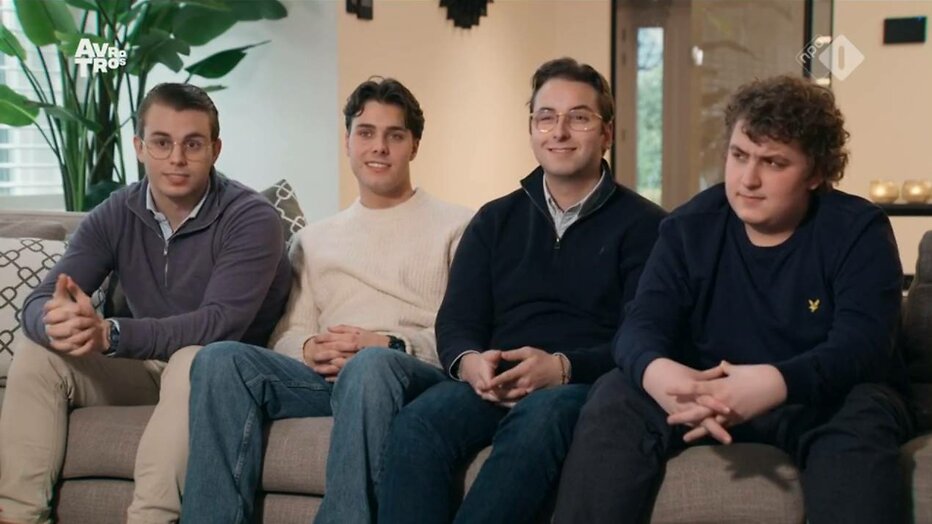 De zoons van Frans en Mariska Bauer.