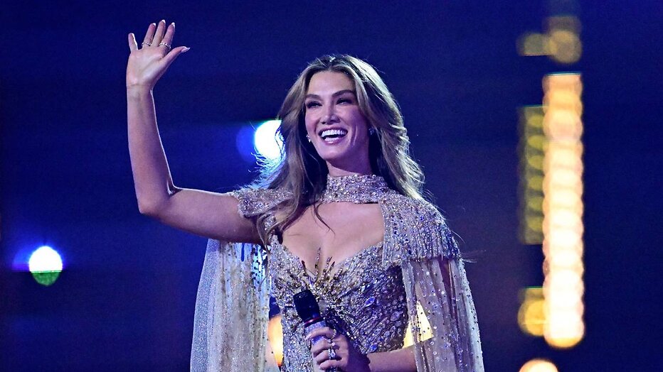 De Australische inzending Delta Goodrem.