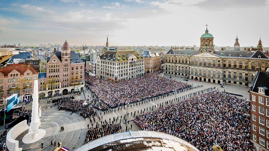 Dodenherdenking op de Dam