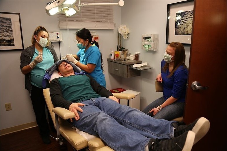 Geen bult op de kerstfoto