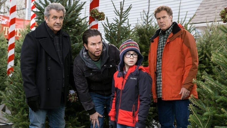 Mel Gibson, Mark Wahlberg en Will Ferrell in Daddy's Home 2 Mel Gibson, Mark Wahlberg en Will Ferrell in Daddy's Home 2