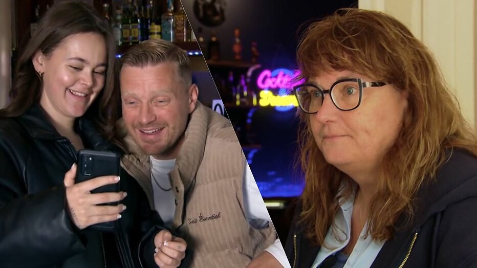 Danique & Daniël en Monique in B&B Vol Liefde