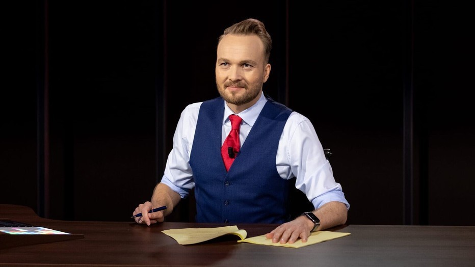 Arjen Lubach voor De Avondshow met Arjen Lubach