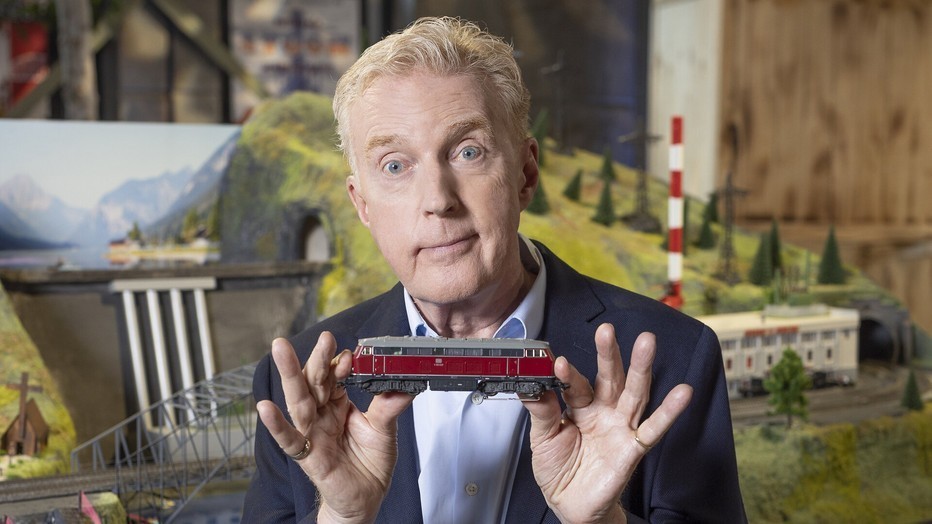 André van Duin in De Grote Kleine Treinencompetitie