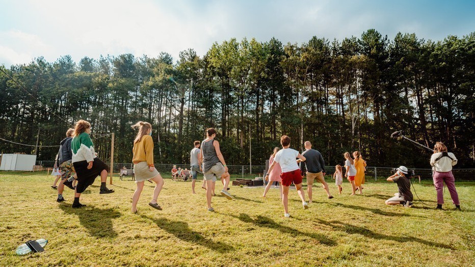 Handgemeen op de camping