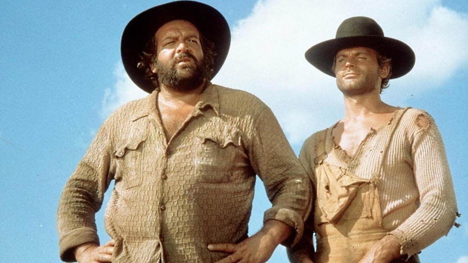 Bud Spencer en Terence Hill in De Linker- en de Rechterhand van de Duivel