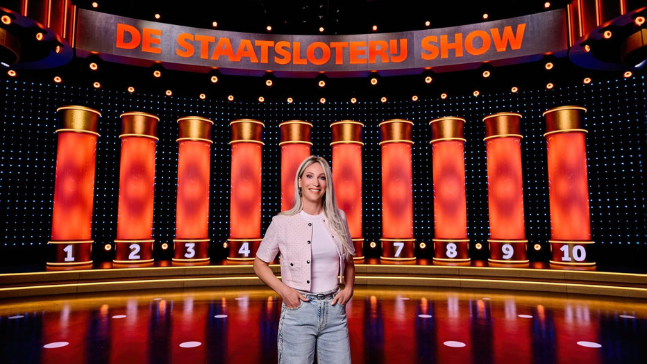 Hélène Hendriks voor De Staatsloterijshow