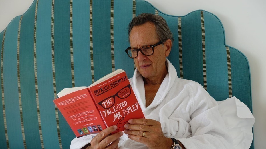 Richard E. Grant voor De Wereld Rond met Boeken