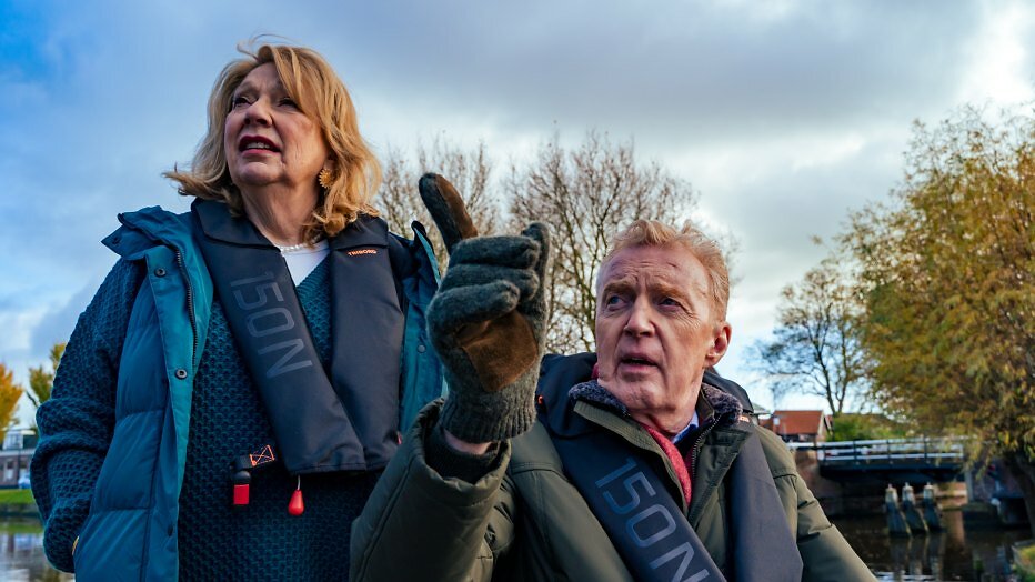 Janny van der Heijden en André van Duin Janny van der Heijden en André van Duin