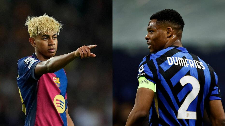 Lamine Yamal en Denzel Dumfries