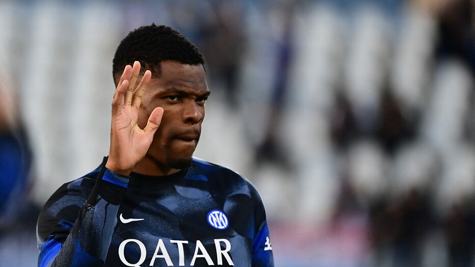 Denzel Dumfries voor Inter Milan