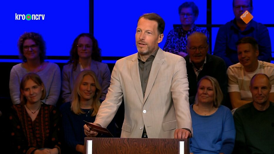 Herman van der Zandt en Ramon Wiendels in De Slimste Mens