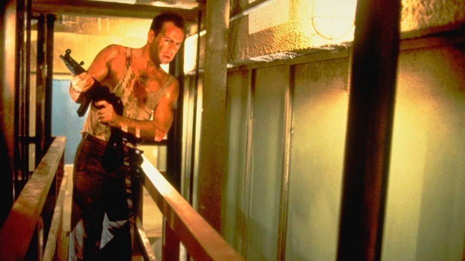 Bruce Willis in Die Hard