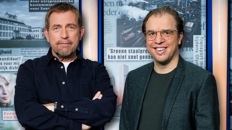 Harm Edens en Jan Jaap van der Wal (Dit Was het Nieuws)