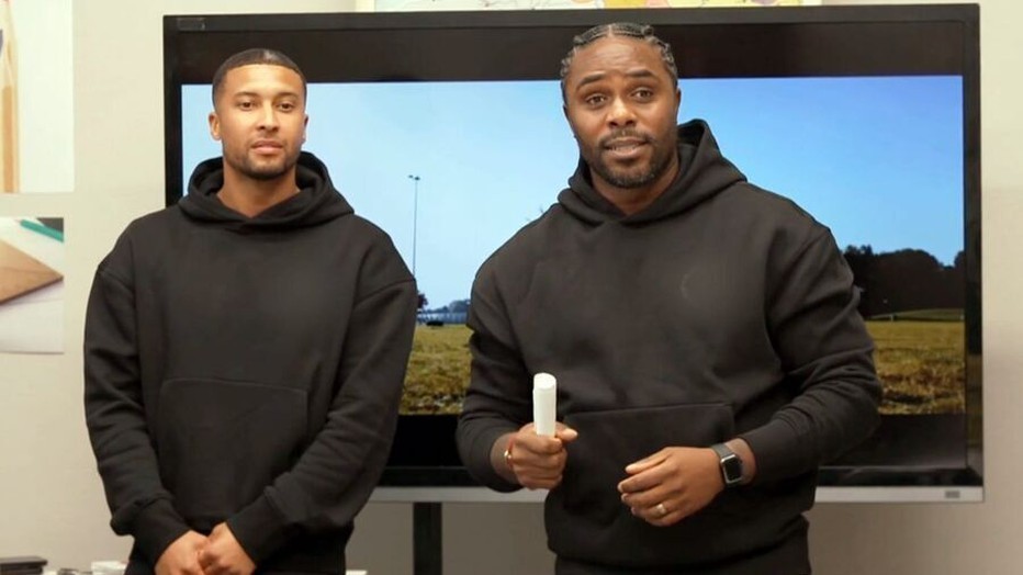 Gianni Zuiverloon en Edson Braafheid in Dream School