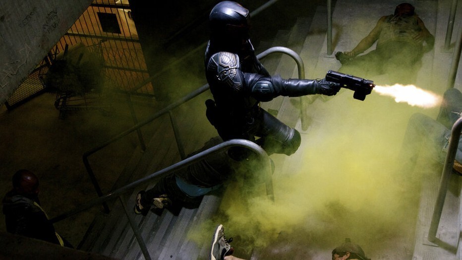 Karl Urban als Dredd in Dredd Karl Urban als Dredd in Dredd