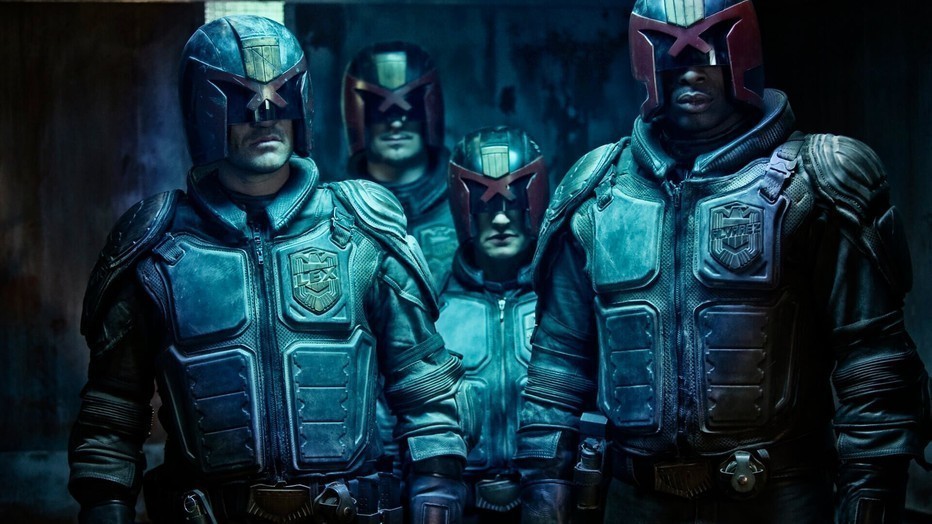 Scène uit Dredd Scène uit Dredd