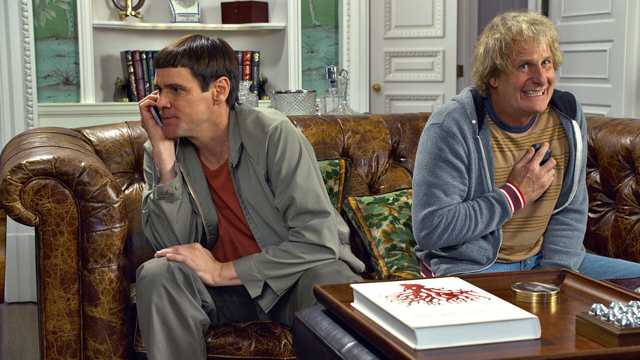 Jim Carrey en Jeff Daniels in Dumb and Dumber To