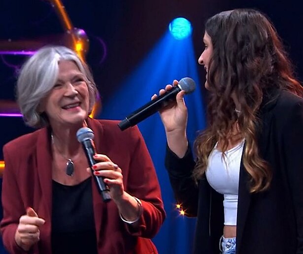 Songfestival-winnares Lenny Kuhr en Israëlische kleindochter zorgen voor kippenvel