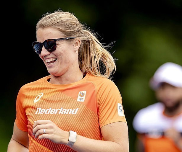 Dafnes eerste 200 meter in Tokio