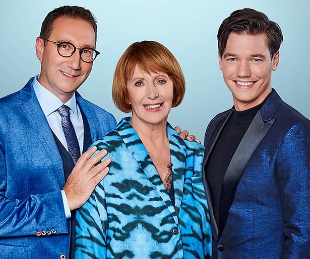 Marc Forno en Joan Haanappel in jury Dancing on Ice 