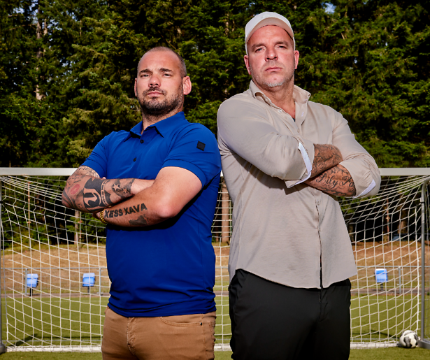 Andy van der Meijde en Wesley Sneijder gaan strijd met elkaar aan in nieuw programma