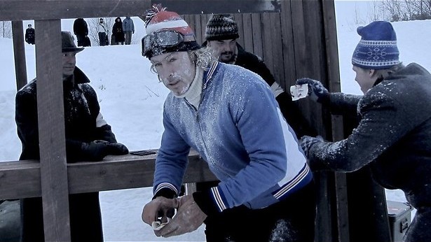 Chris Zegers gaat een eind schaatsen