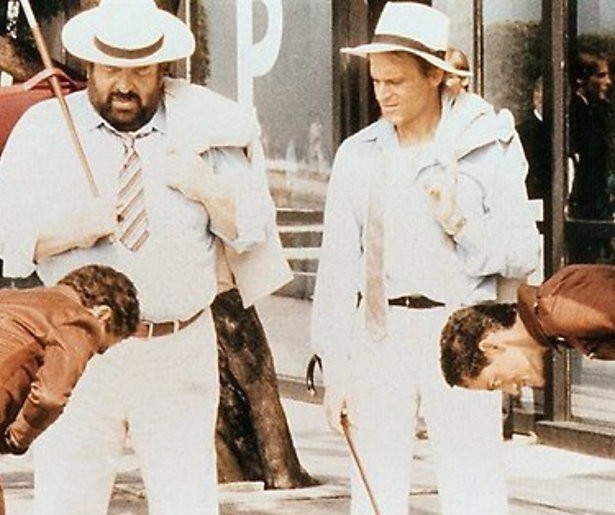De dubbelgangers van Bud Spencer en Terence Hill