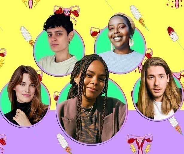 Dzifa Kusenuh beantwoordt samen met Lize Korpershoek en Frank van der Lende vragen over menstruatie