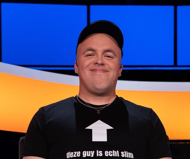 Rapper Brunzyn gaat voor de winst in De Slimste Mens
