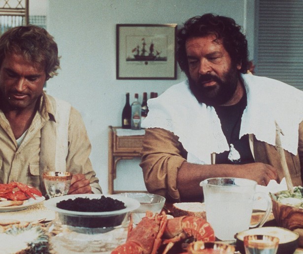 Bud Spencer en Terence Hill blijken dierenvrienden in De Vier Vuisten op Safari