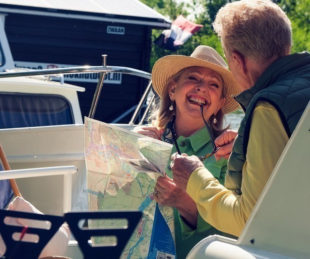 Janny en André bezoeken Slot Loevestein in Denkend aan Holland