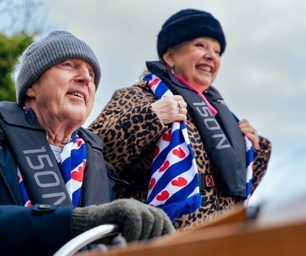 André en Janny op bezoek bij Piet Paulusma