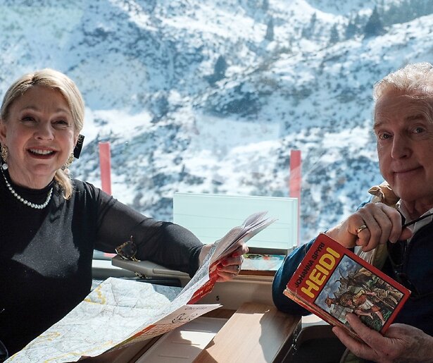 Dit kun je verwachten van Denkend aan Zwitserland met Janny van der Heijden en André van Duin 