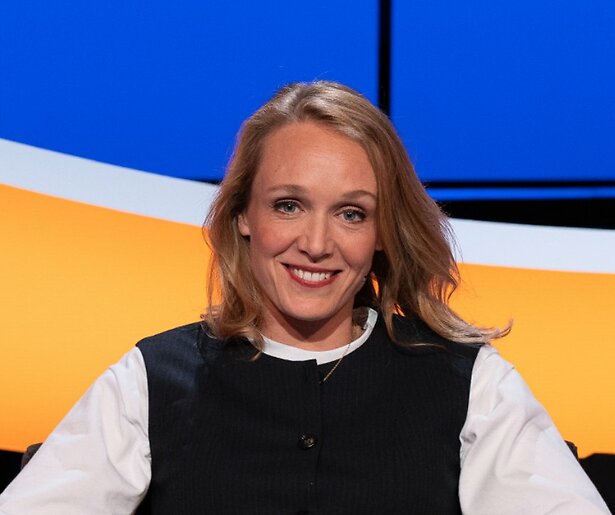 Actrice Sophie van Winden strijdt mee voor de eretitel in De Slimste Mens