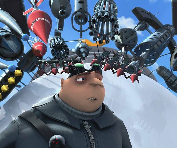Superschurk Gru heeft in Despicable Me één doel voor ogen: de maan stelen