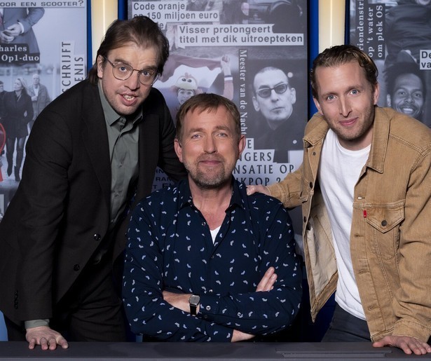 Mischa Blok en Malou Holshuijsen te gast in Dit Was het Nieuws