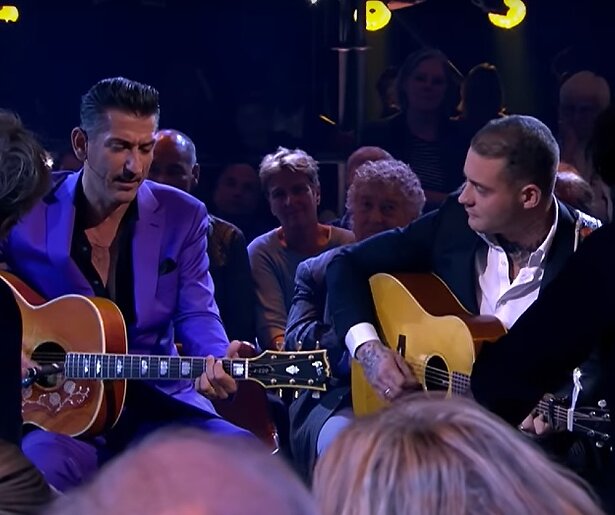 Video: Danny Vera en Douwe Bob zingen samen bij Matthijs