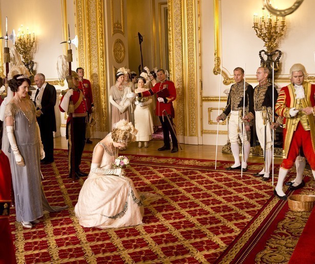 Downton Abbey in de kerstsferen