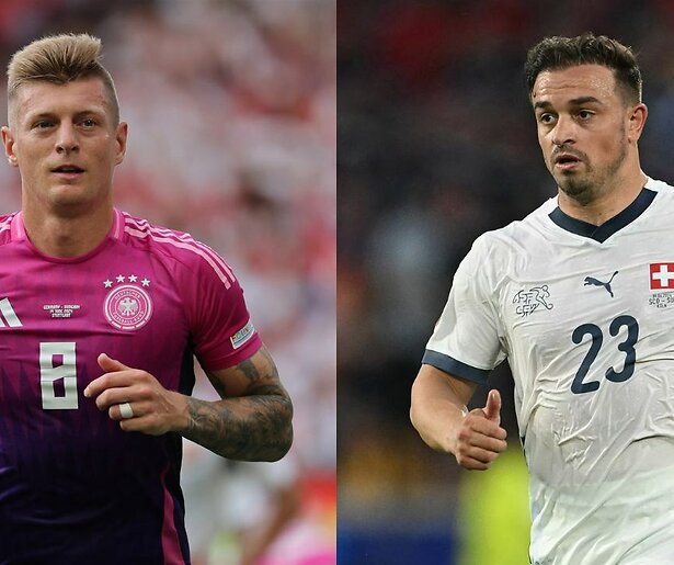 Toni Kroos hoopt met de Duitse ploeg Zwitserland te verslaan op dit EK Voetbal 2024