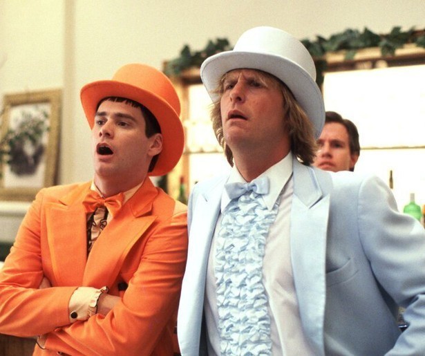 Jim Carrey en Jeff Daniels zijn niet de slimsten in Dumb & Dumber