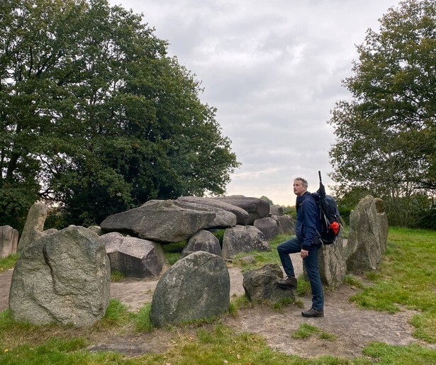 Arnout Hauben sluit zijn wandeltocht af in Glimmen