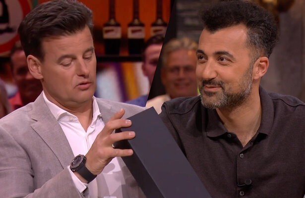 Video: Eus deelt cadeaus uit aan VI-heren