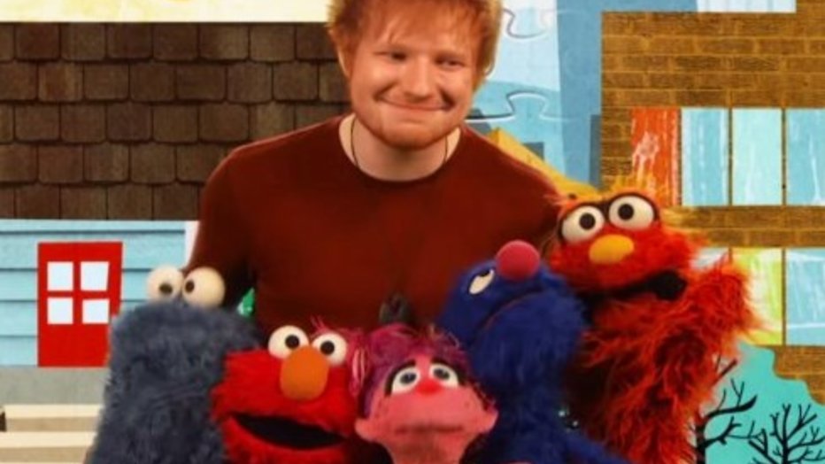 YouTube-hit: Ed Sheeran zingt met Elmo en Grover in Sesamstraat YouTube-hit: Ed Sheeran zingt met Elmo en Grover in Sesamstraat